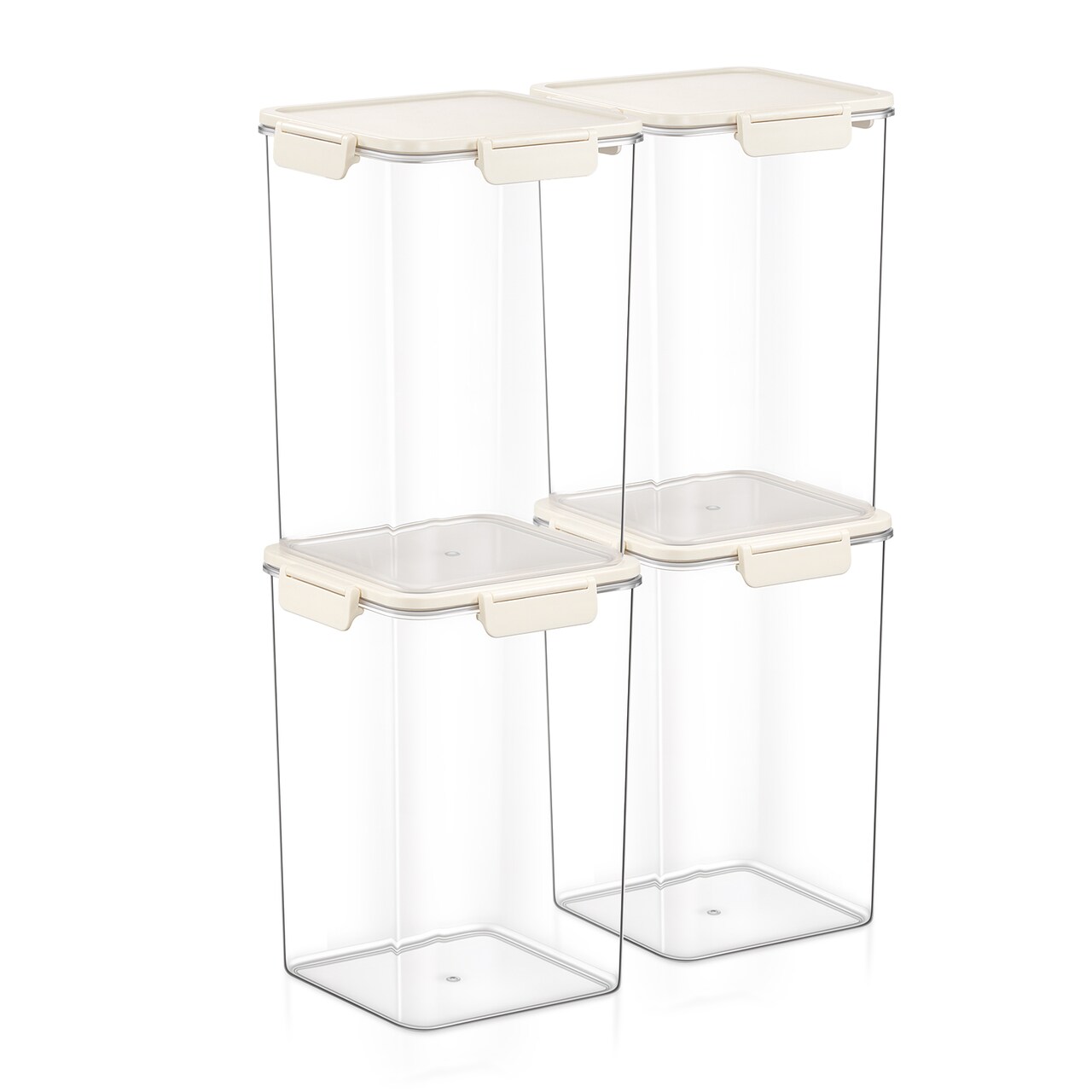Sorbus Airtight Stackable Food Container – Clear Pantry Canister